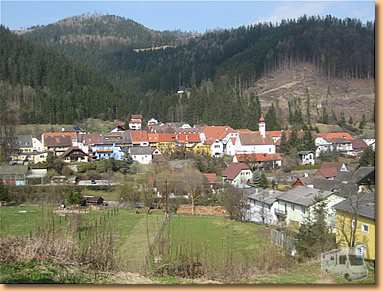 Panorama und alter Markt Übelbach