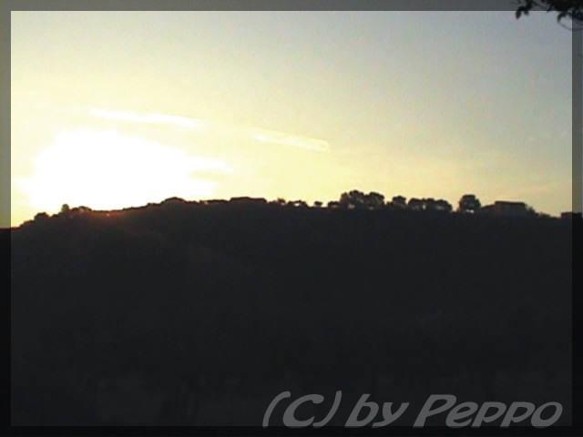 Panorama bei Sonnenaufgang